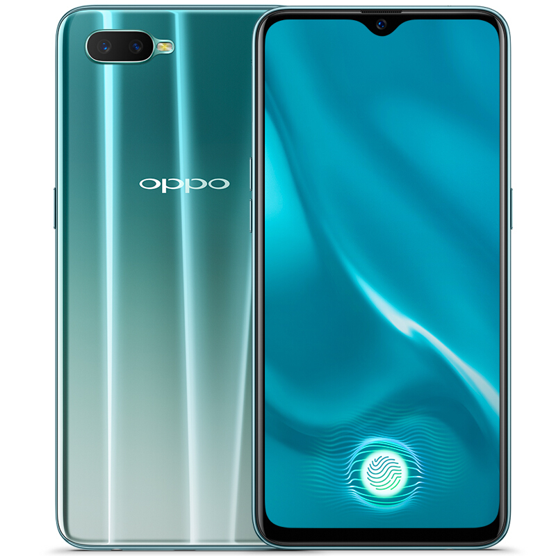 OPPO K1 4G+64G 光感屏幕指纹 水滴屏拍照手机 全网通 移动联通电信4G