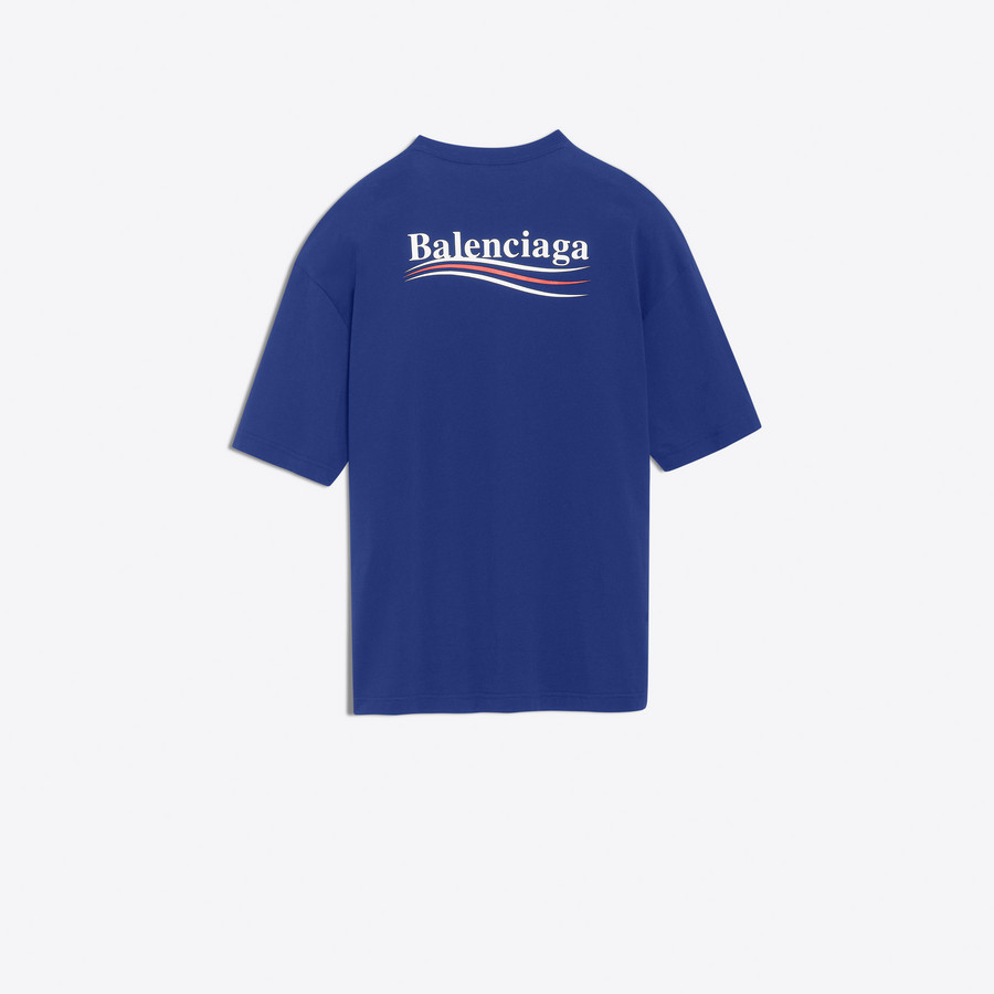 巴黎世家/Balenciaga 印饰Balenciaga标识短袖T恤衫
