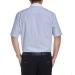 博森男士商务时尚韩版修身时尚条纹职业装短衬袖衣BS1006