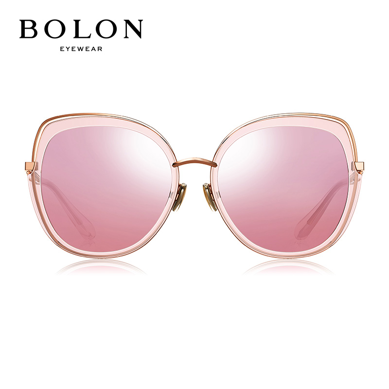 暴龙BOLON太阳镜女款安妮海瑟薇同款经典时尚太阳眼镜蝶形框墨镜
