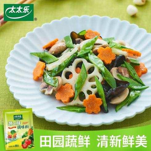 太太乐蔬之鲜100g*2袋素食调味料调味品 炒蔬菜煲汤 调味厨房