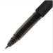 得力文具S34黑色加粗中性笔1.0mm办公商务磨砂笔杆水性签字笔水笔书写工具