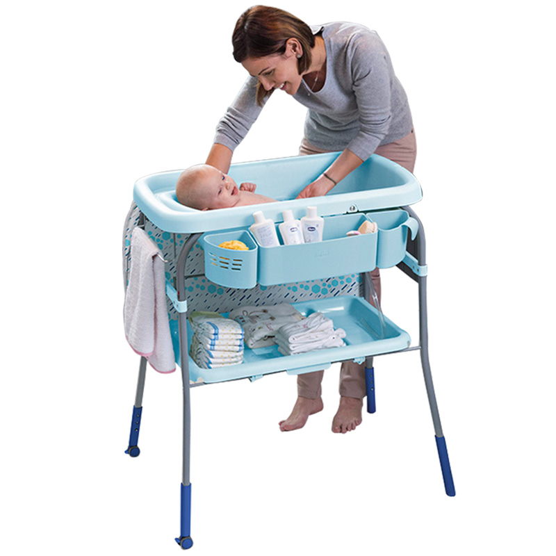意大利chicco智高换尿布台婴儿护理台按摩台抚触台折叠婴儿洗澡台