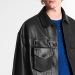 路易威登/Louis Vuitton 3D 口袋链条牛仔皮革夹克