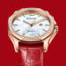 新款手表女士潮流红色表带全自动机械表防水进口机芯女表8670328