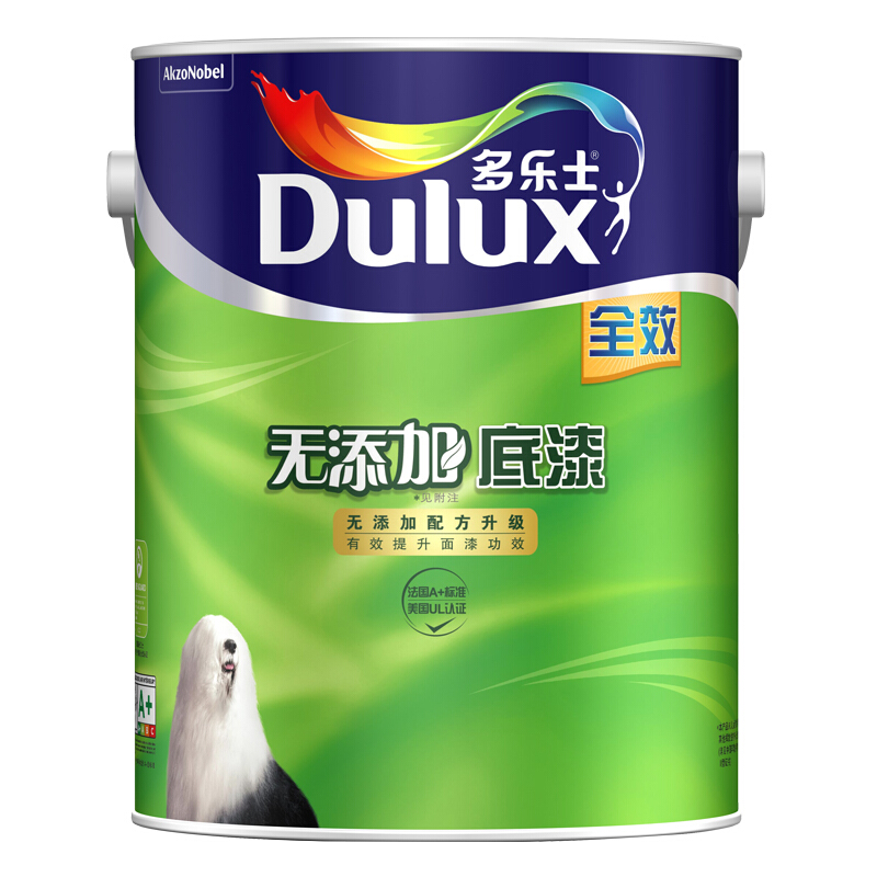 多乐士(dulux)a931-65834 全效无添加底漆 内墙乳胶漆 油漆涂料 哑光