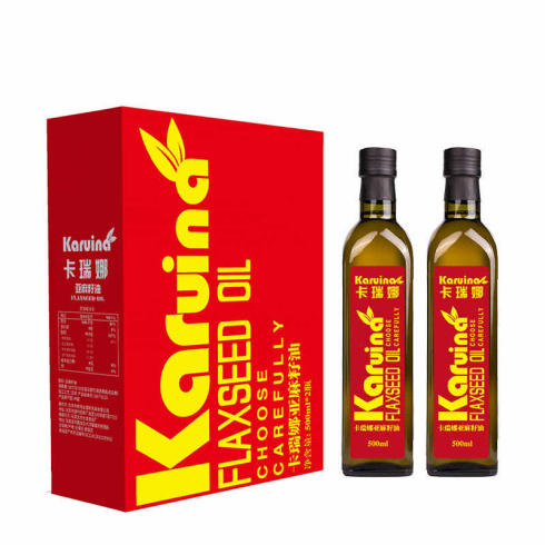 karuina卡瑞娜亚麻籽油500ml*2瓶
