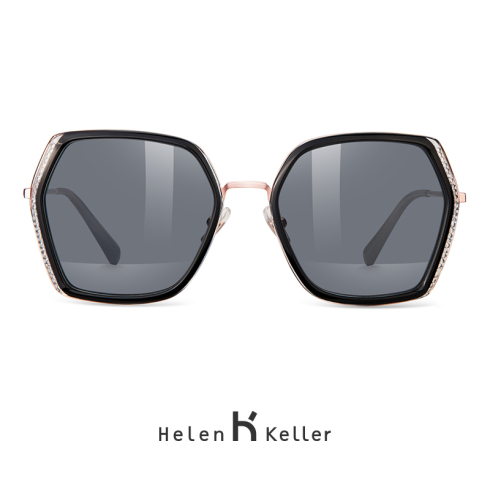 海伦凯勒2019年新款时尚百搭几何大框墨镜女潮流偏光驾驶镜H8832