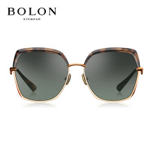 暴龙BOLON 经典时尚太阳镜 女款方形框墨镜 BL6052
