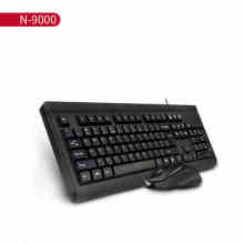 双飞燕 KB-N9000 有线键鼠 鼠标键盘套装 办公游戏通用鼠标键盘