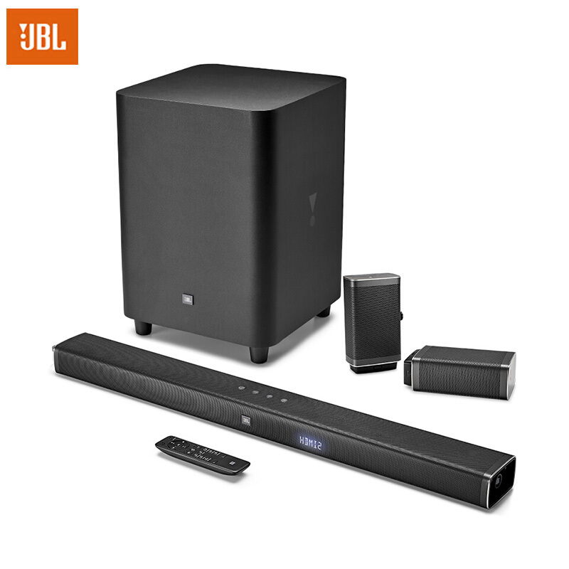 JBL BAR5.1电视回音壁音响家庭影院5.1声道套装音箱客厅无线环绕Soundbar条形蓝牙