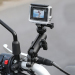 摩多狼MOTOWOLF行车记录仪支架户外运动相机固定夹直播云台架子摩托车改装配件