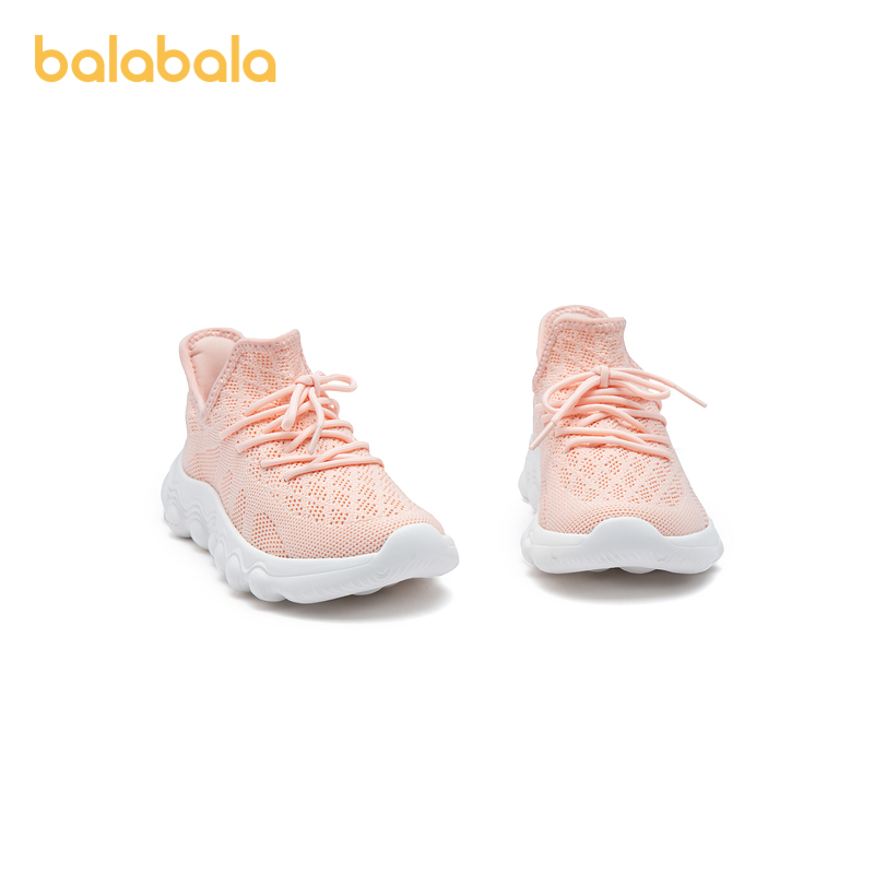 巴拉巴拉童鞋儿童运动鞋跑鞋女童夏季 防滑缓震慢跑鞋子