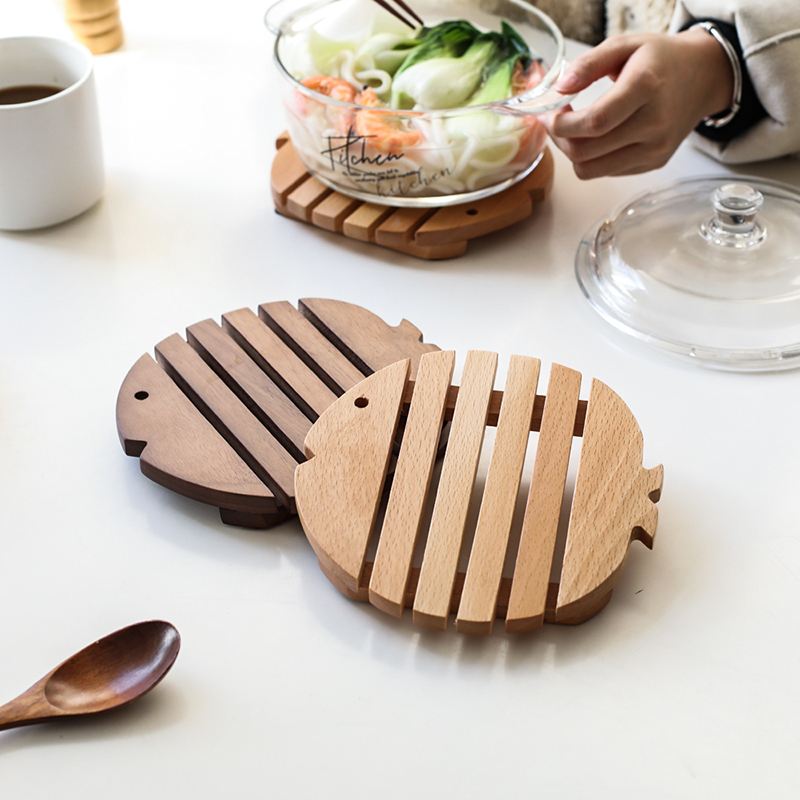 日式木质餐垫隔热垫子餐桌垫防烫垫创意砂锅垫餐盘碗垫杯垫