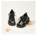 泰兰尼斯meta皮鞋春季儿童演出黑皮鞋女童公主鞋软底单鞋